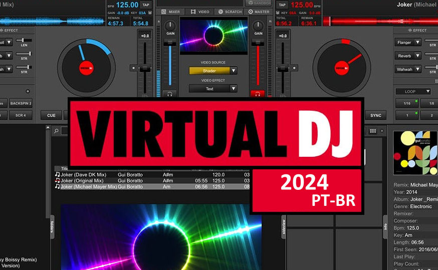 Virtual DJ Crackeado V8.5 Grátis Português 2024